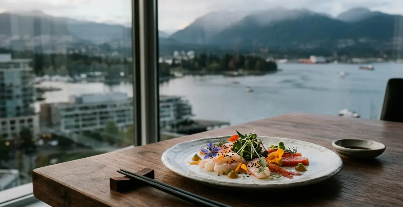 Elegant fine dining experience showcasing Vancouver's Pacific Northwest culinary scene